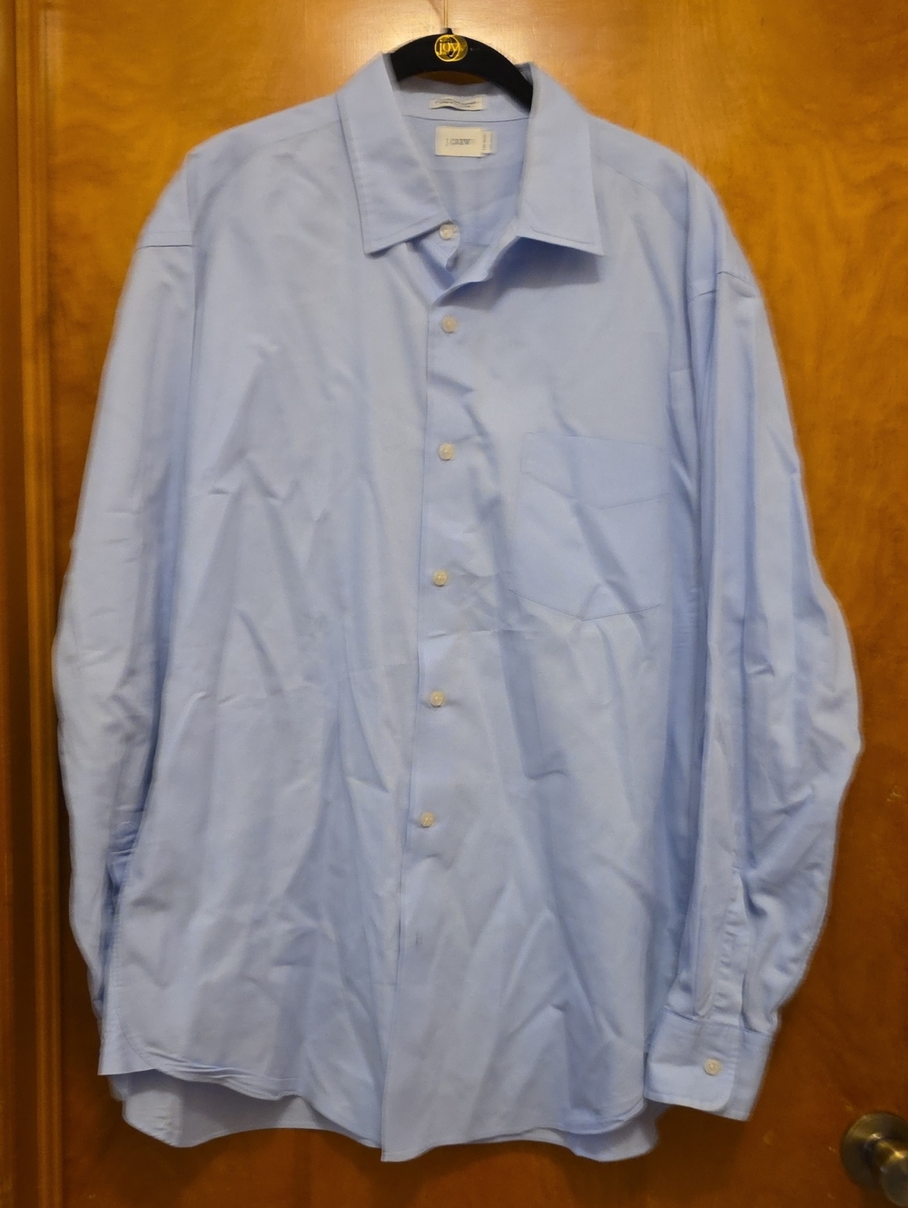 Men's J-Crew Light Blue Dress Shirt - Classic Button-Down